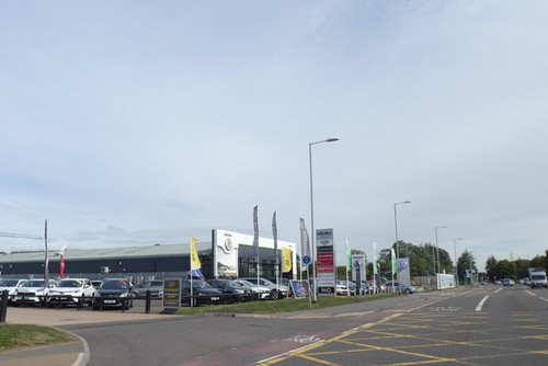 Photo 6x4 car dealer milton - car,