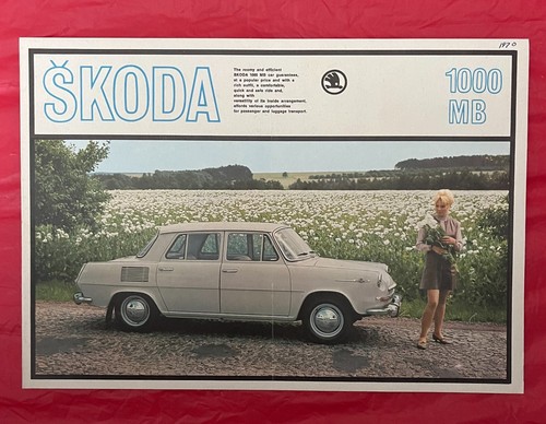 1970 skoda 1000 - "1000, mb"